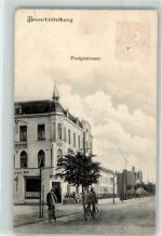 25541 W2212 Brunsbüttelkoog 1908 - Festgestraße Radfahrer