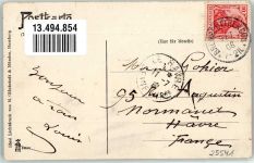 25541 W2212 Brunsbüttelkoog 1908 - Festgestraße Radfahrer
