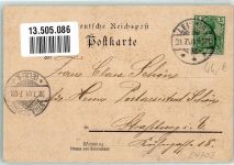 04703 O7320 Leisnig 1901 Lithographie Gasthaus am Eichberg