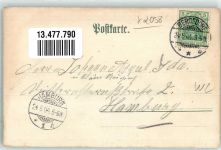 21481 W2058 Lauenburg , Elbe 1904 Lithographie alter Schlossturm Seitenraddampfer