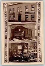 09468 O9307 Geyer Gebrauchsspuren Cafe Seidel Gastraum Kuchentheke