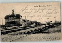 39439 O3256 Güsten , Anh 1914 - Bahnhof Eisenbahn
