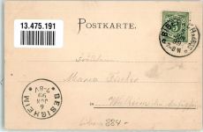 88400 W7950 Biberach an der Riß 1899 Lithographie Denkmal Kaiser Wilhelm I Ulmer Tor