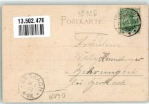 98634 O6104 Wasungen 1903 Prägedruck Die Maienluft Aussichtsturm Wappen