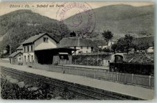 68830 Oderen Odern 1915 - Bahnhof