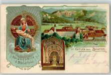 88631 W7792 Beuron 1907 Prägedruck Gnadenbild