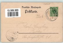 01445 O8122 Oberlössnitz 1899 Gebrauchsspuren Etablissement zunm Russen Speisesaal Ballsaal Musikpavillon Lithographie
