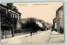 66424 W6650 Homburg , Saar 1908 - Eisenbahnstraße mit Bezirksamt