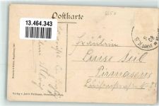 66424 W6650 Homburg , Saar 1908 - Eisenbahnstraße mit Bezirksamt