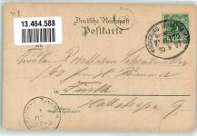 04509 O7270 Delitzsch 1897 Lithographie Bahnpost Ratzeburg Zerbst Leipzig Zug 179 30.9.97 Gasthaus Schützenhof Rathaus Schulze Delitzsch Denkmal Seminar