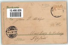 39439 O3256 Güsten , Anh 1905 Lithographie Kaiserl. Postamt
