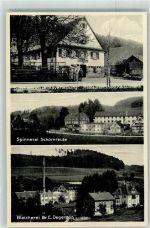 88212 W7980 Ravensburg , Württ - Schornreute Spinnerei Bleicherei Gasthaus Reischmann