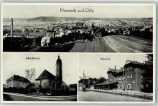 07806 O6710 Neustadt an der Orla - Schlosskirche Bahnhof