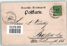 08606 O9920 Oelsnitz /Vogtl. 1900 Lithographie Bahnhof St. Jakobikirche