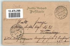 23909 W2418 Ratzeburg 1898 Lithographie Dampfer Segelboot