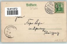 26121 W2900 Oldenburg 1903 Lithographie Schloss Rathaus Ortsansicht
