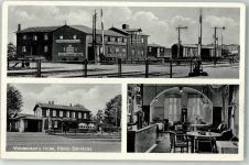 23629 W2401 Pönitz am See, Ostholst - Hotel Weidemann Gastraum Bahnhof Signalanlagen