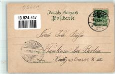 09661 O9260 Hainichen , Sachs 1898 Gebrauchsspuren Rathaus Postamt Bahnhof Lithographie