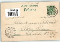 07907 O6550 Schleiz 1898 Lithographie Bergkirche Villa Luginsland Heinrichsruh Rathaus Eremitage
