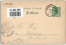 10115 W1000 Wannsee 1897 Gebrauchsspuren Gasthaus Reichsadler Vorläufer