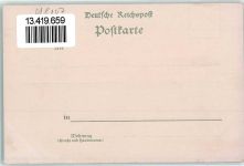 01454 O8107 Liegau-Augustusbad Künstlerkarte Forellenschänke sign