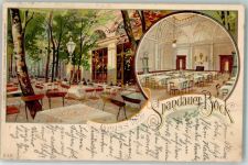 10115 O1199 Westend 1903 - Gasthaus Spandauer Bock Speiseraum Gartenwirtschaft Ort lt. Stempel
