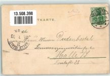 10115 O1199 Westend 1903 - Gasthaus Spandauer Bock Speiseraum Gartenwirtschaft Ort lt. Stempel