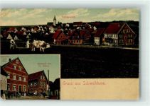 71409 W7052 Schwaikheim - Bäckerei Ulrich Gasthaus zum Adler Rinderpflug