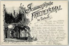 32756 W4930 Detmold 1914 Gebrauchsspuren Gasthaus Friedensthal Hermanns-Denkmal