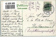 79418 W7846 Schliengen 1906 - Blauen Gasthaus zur Krone