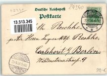 24340 W2330 Borby 1903 Lithographie Dorfstraße Kreishaus Windmühle Kirche Kriegsschiff
