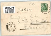 89597 W7932 Munderkingen 1907 Lithographie Hospital Donau-Brücke