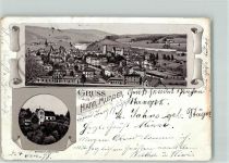 34346 W3510 Hann Münden 1898 Lithographie Bergschlösschen Vorläufer