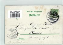 34346 W3510 Hann Münden 1898 Lithographie Bergschlösschen Vorläufer
