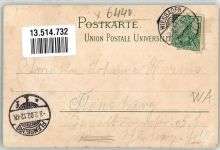 36179 W6440 Bebra 1902 Passepartout Nürnberger Straße Singvögel
