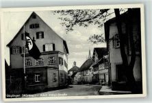 74363 W7129 Güglingen - Adolf Hitler Straße Fahne WK II