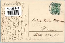 Geschäftshaus Poststraße 12 Ort handschriftlich Ort unbekannt 1909 Foto AK