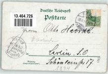 07545 O6500 Gera 1894 Vorläufer Schloss Osterstein Marktplatz Theater Post Johannis Kirche