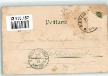 88499 W7940 Riedlingen , Württ 1901 Lithographie Volkstracht Bussen Birnen