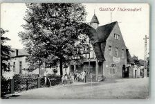 01824 O8305 Königstein , Sächs Schweiz 1918 - Gasthaus Thürmsdorf Baumblüte