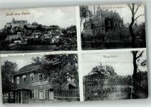 07389 O6843 Ranis - Burg Ranis Gasthaus Wilhelmshain Krankenhaus