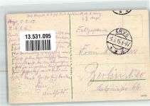 Arys Orzysz 1915 - Zerstörung in der Bronsart-Straße