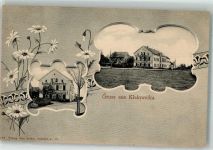 02625 O8601 Kleinwelka 1911 Passepartout Gasthaus Kleinwelka Butterblümchen
