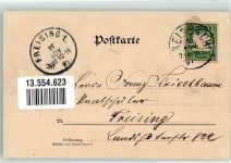 94419 W8386 Reisbach , Niederbay 1897 - Kichplatz Unterer Markt Kirche St Wolfsindis Oberer Markt Pfarrkirche St. Michael