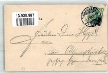 68100 Mulhouse Mülhausen 1909 - Bahnhof Gasthaus zur Napoleonsinsel