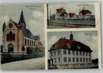 88284 W7984 Mochenwangen Gebrauchsspuren Post Bahnhof Kirche Schule beschnitten