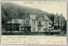 07980 O6601 Neumühle b Greiz 1904 - Hotel-Gasthaus Neumühle