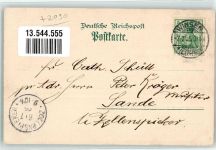 21423 W2090 Winsen Luhe 1905 Lithographie Apotheke Rathaus Bahnhof Marktstraße