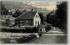 37581 W3353 Bad Gandersheim 1909 - Waldschlößchen Schanze Waldweg