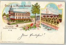 10115 W1000 Wannsee Lithographie Gasthaus Schloss Wannsee